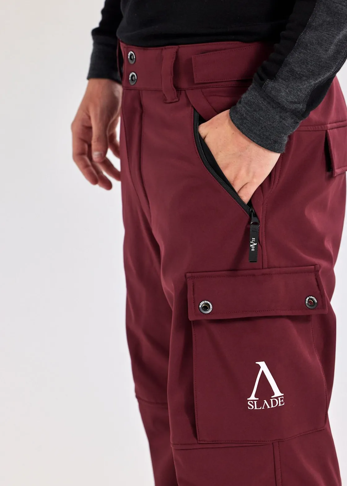 Sale Slade Colorado Softshell Cargo Pants Burgundy