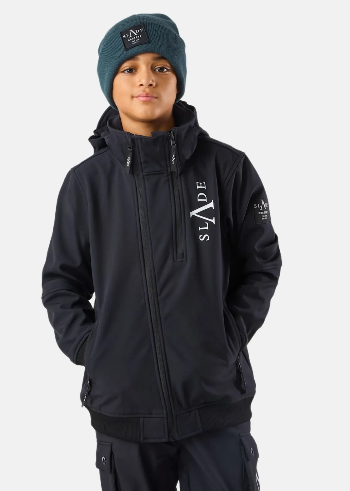 Hot Slade Colorado Softshell Jacket JR Black/Black