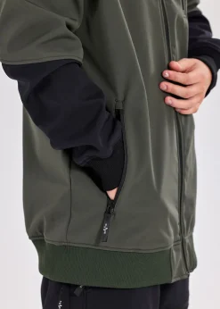 Sale Slade Colorado Softshell Jacket Olive/Black