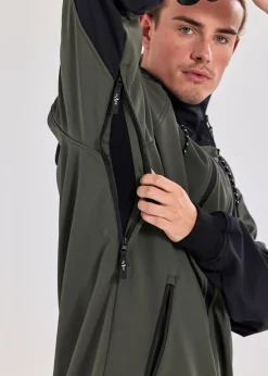 Sale Slade Colorado Softshell Jacket Olive/Black