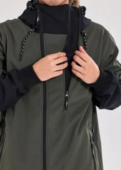 Sale Slade Colorado Softshell Jacket Olive/Black