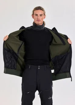 Sale Slade Colorado Softshell Jacket Olive/Black