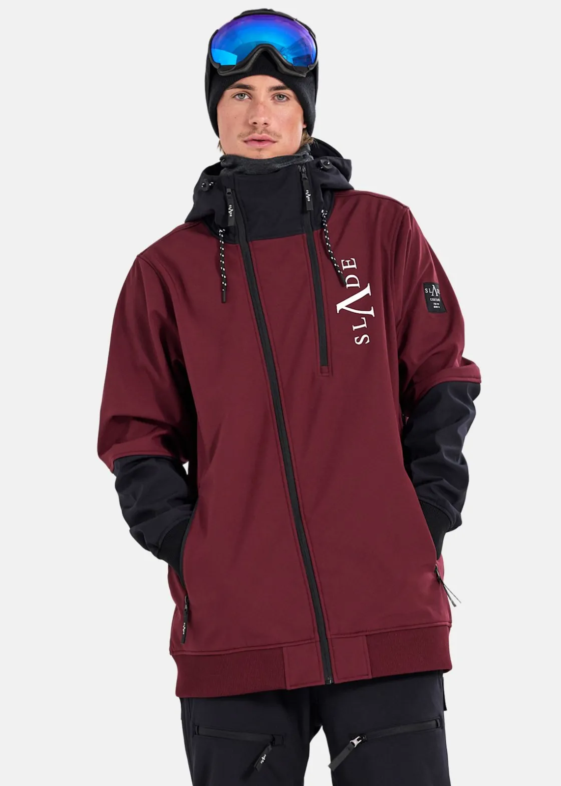 Best Slade Colorado Softshell Jacket Burgundy/Black