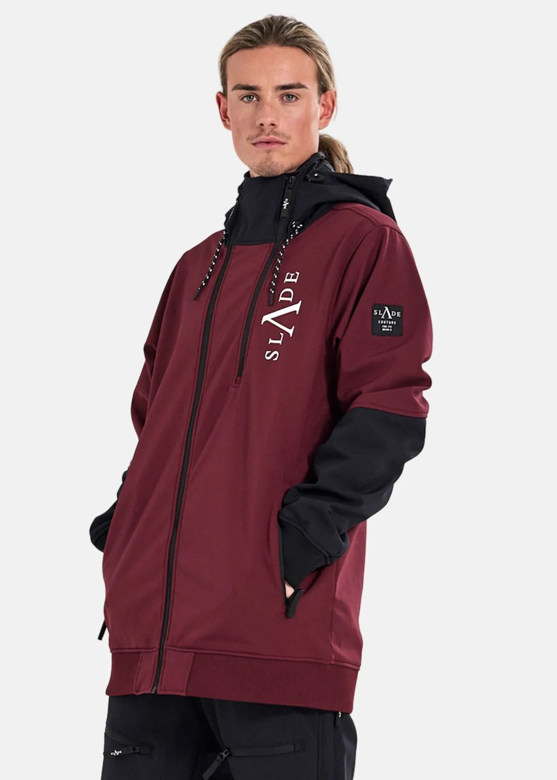 Best Slade Colorado Softshell Jacket Burgundy/Black