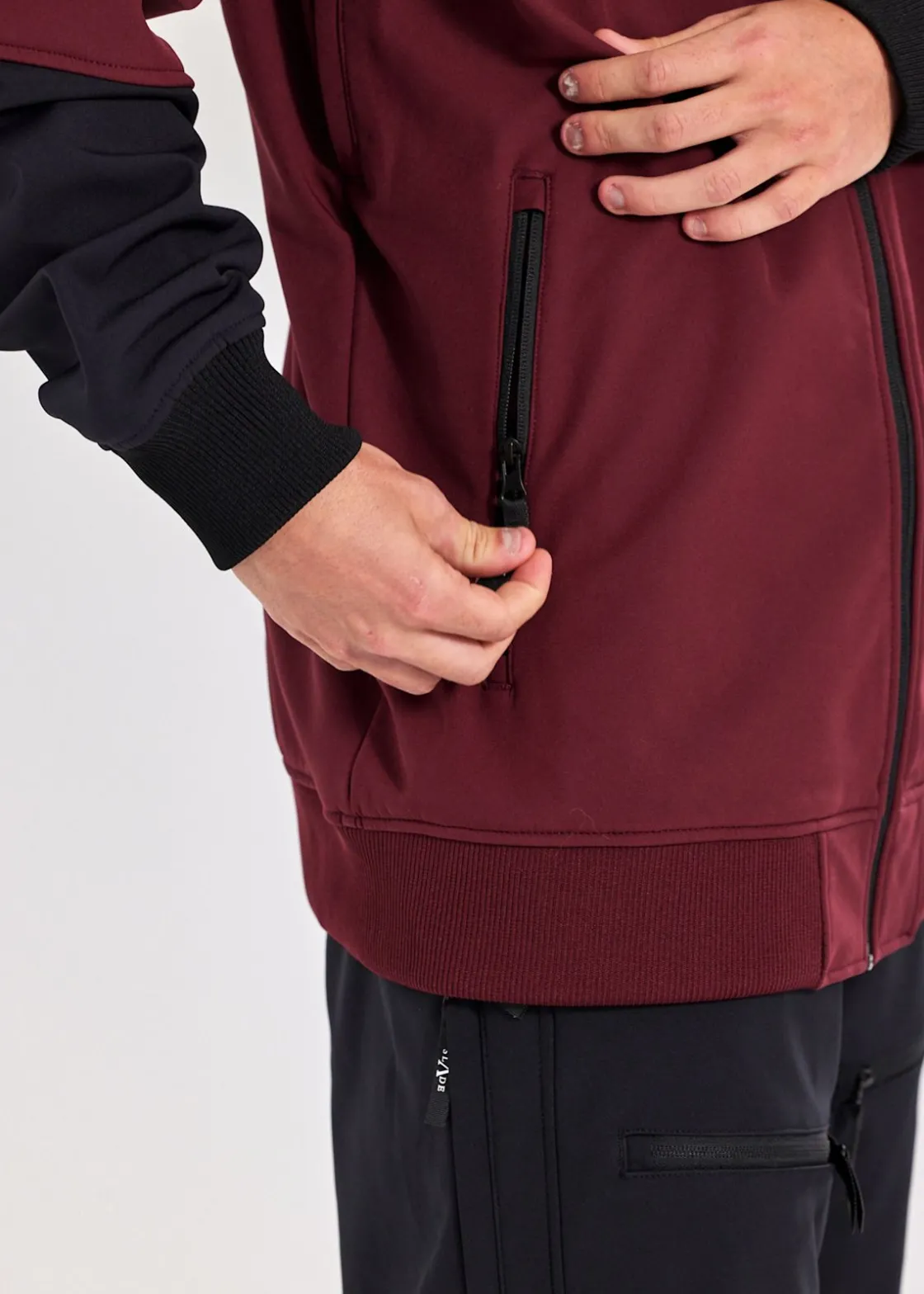 Best Slade Colorado Softshell Jacket Burgundy/Black