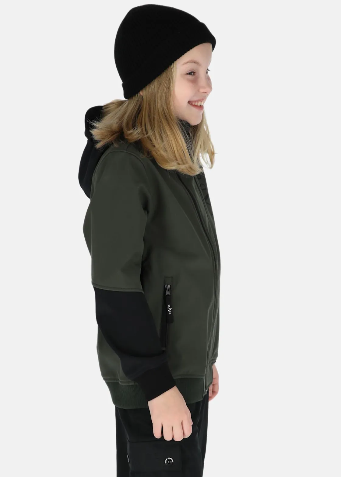 Slade Colorado Softshell Jacket JR Olive/Black