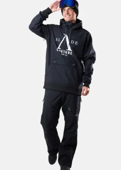 New Slade Colorado Softshell Snow Hood Black/White