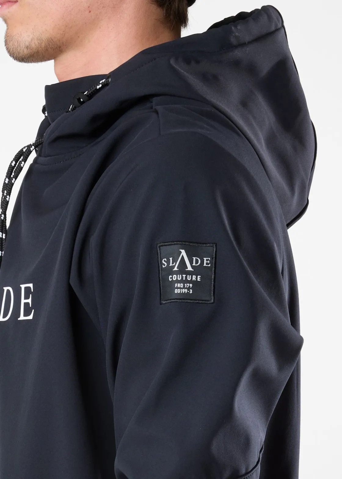 New Slade Colorado Softshell Snow Hood Black/White