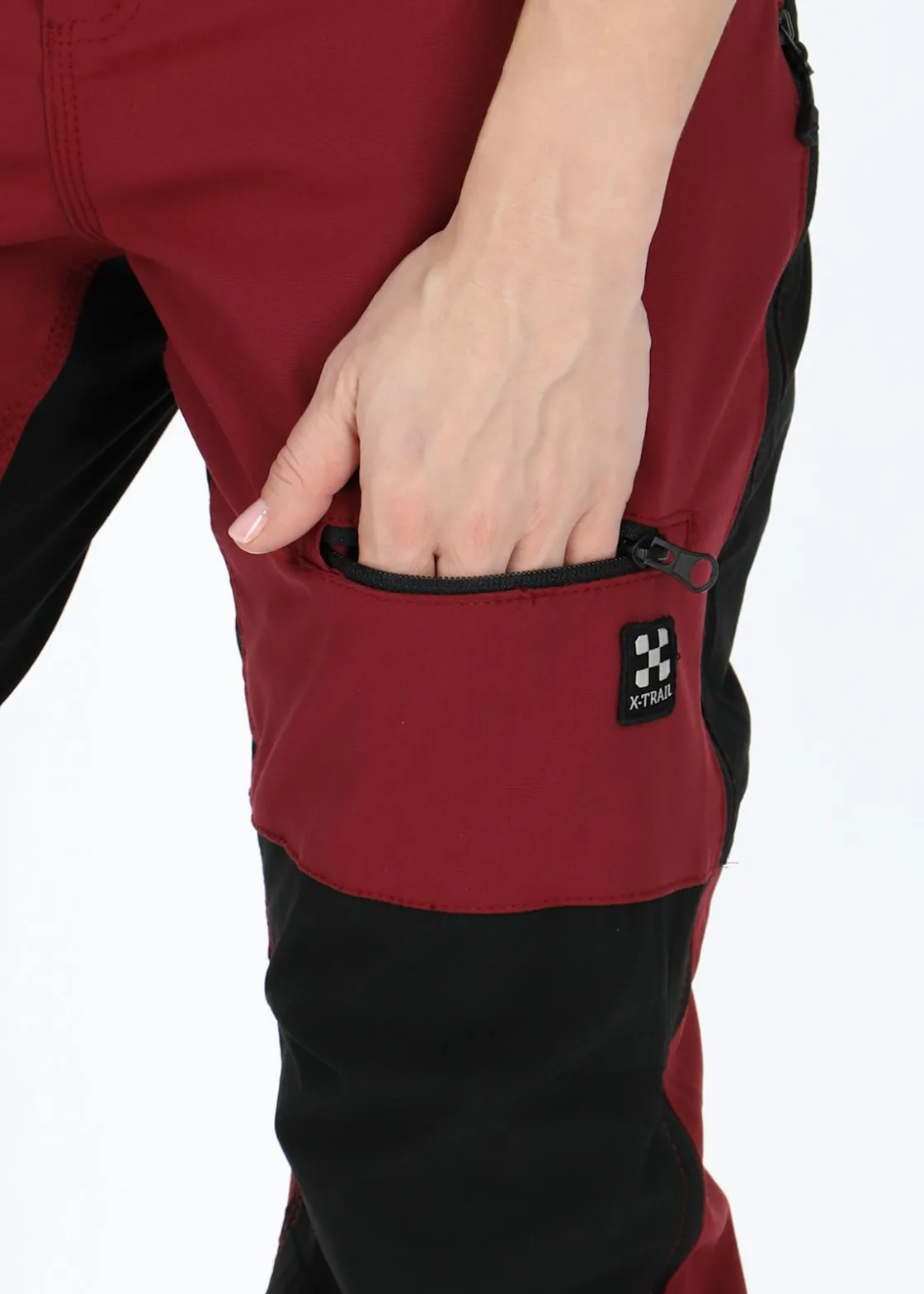 X-trail Colorado Stretch Pants W Dk.Burgundy/Black