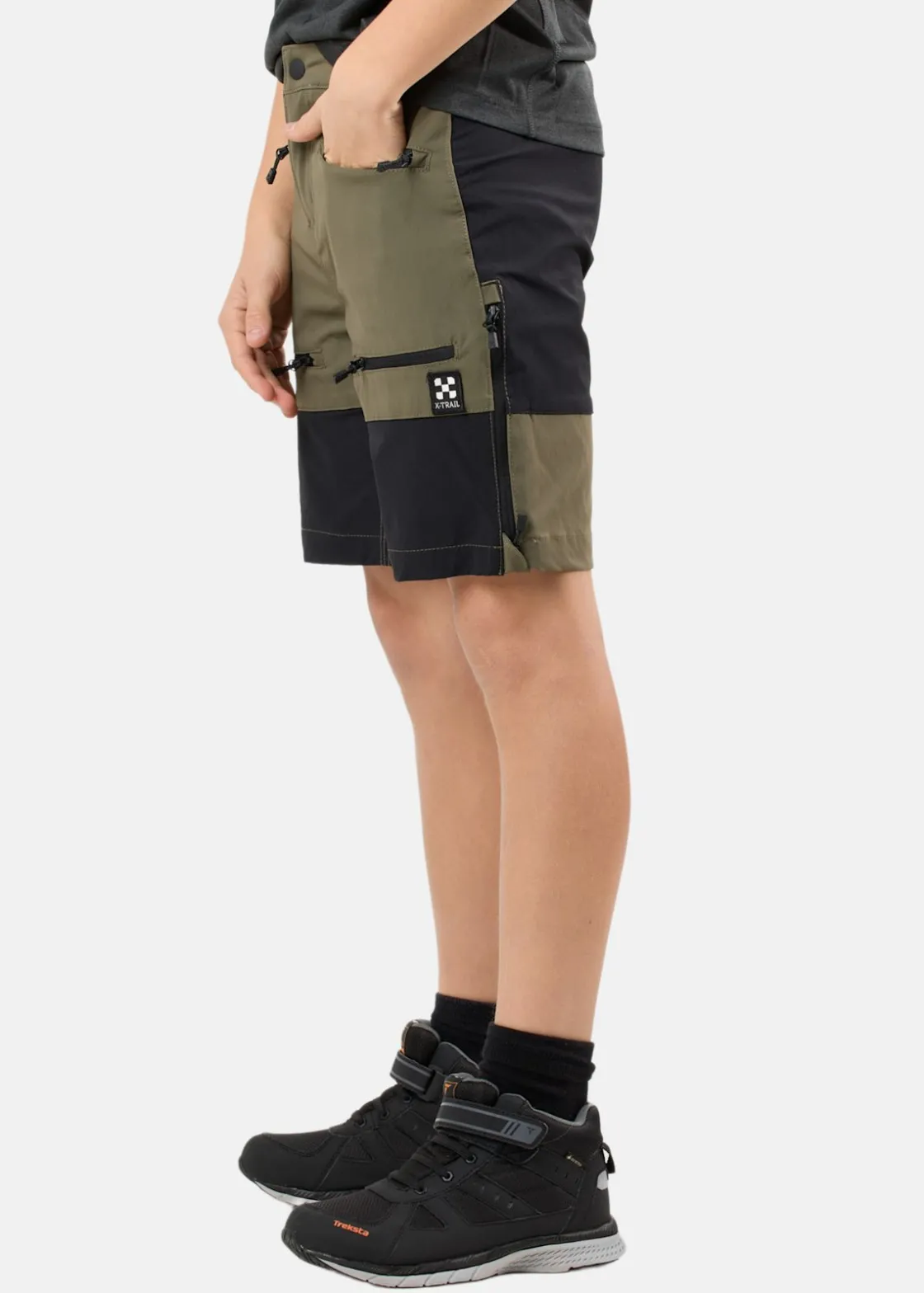 Hot X-trail Colorado Stretch Shorts JR Olive/Black