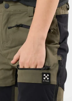 Hot X-trail Colorado Stretch Shorts JR Olive/Black