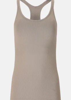 Clearance Athlecia Connie W Padded Sports Bra Top Light Heather