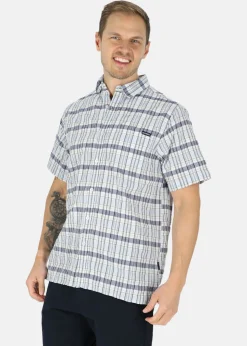 Discount Seaside Coos Bay Shirt White Blue Check