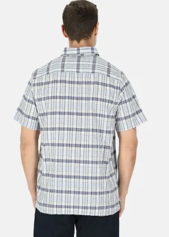 Discount Seaside Coos Bay Shirt White Blue Check