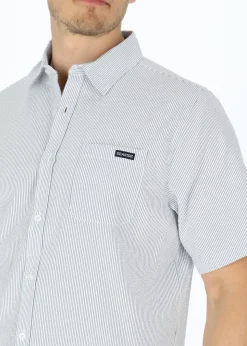 Seaside Coos Bay Shirt Blue Stripe