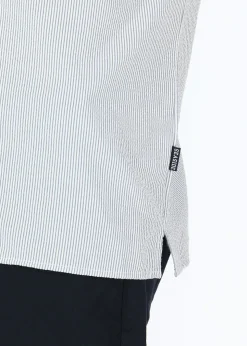 Seaside Coos Bay Shirt Blue Stripe