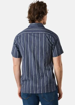 Outlet Seaside Coos Bay Shirt Navy Stripe
