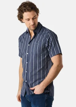 Outlet Seaside Coos Bay Shirt Navy Stripe