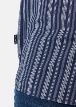 Outlet Seaside Coos Bay Shirt Navy Stripe