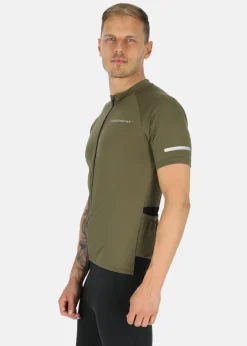 Sale Swedemount Core Bike Tee Olive/Reflective