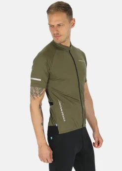 Sale Swedemount Core Bike Tee Olive/Reflective