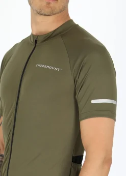 Sale Swedemount Core Bike Tee Olive/Reflective