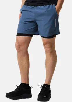 Discount Swedemount Core 2-In-1 Shorts Denim Blue