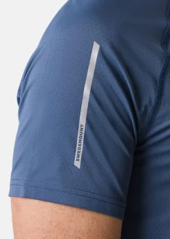 Best Swedemount Core Training Tee Denim Blue