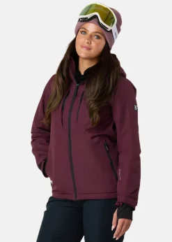Hot X-trail Cortina Ski Jacket W Burgundy