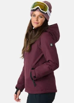 Hot X-trail Cortina Ski Jacket W Burgundy