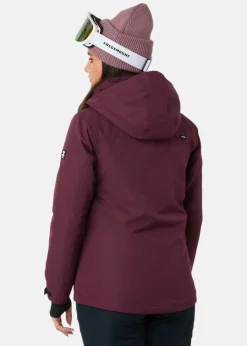Hot X-trail Cortina Ski Jacket W Burgundy