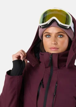 Hot X-trail Cortina Ski Jacket W Burgundy