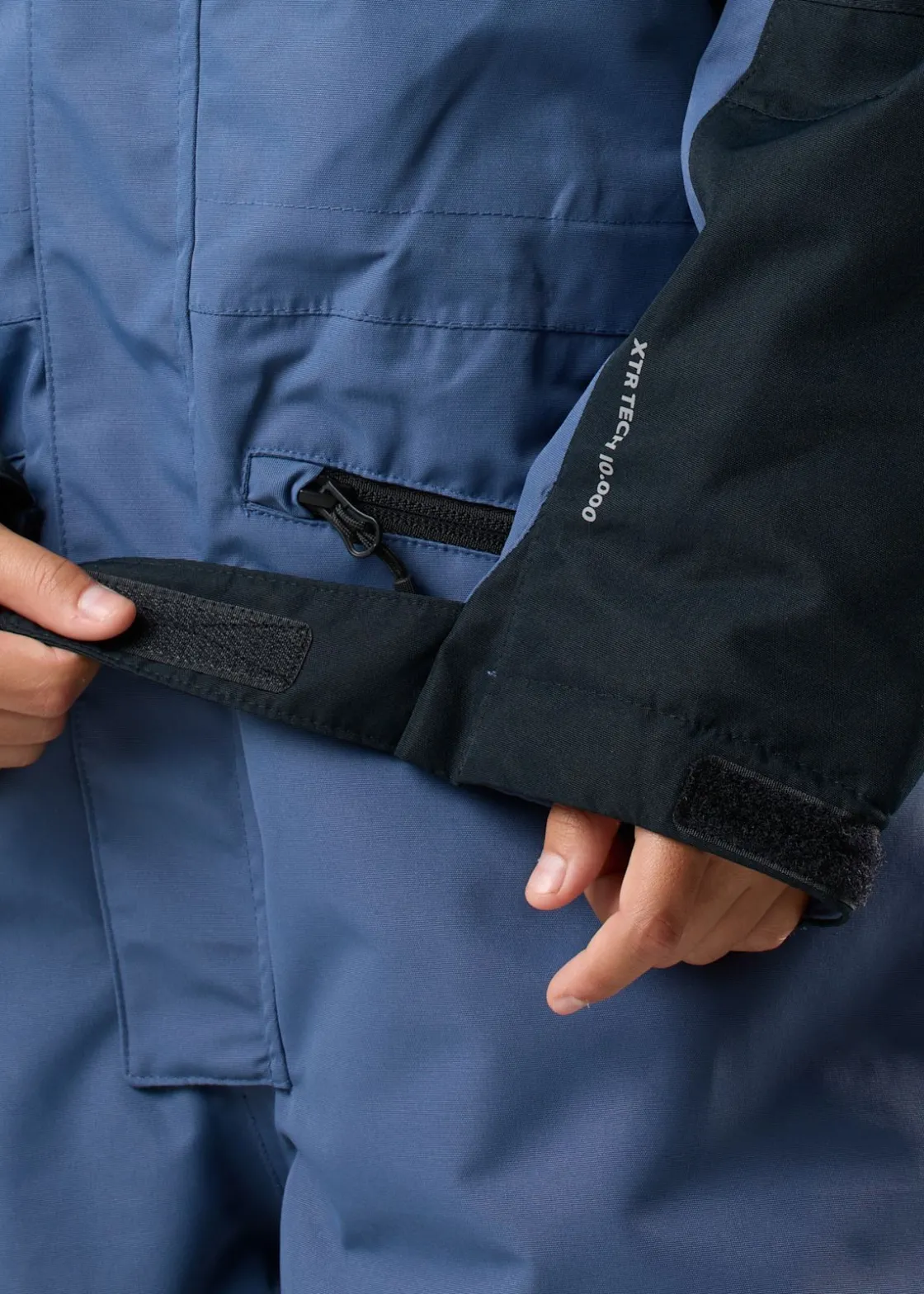 Hot X-trail Cortina Ski Overall JR Steel Blue/Black