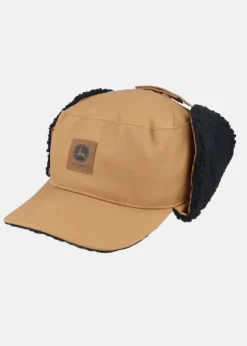 Hot John Deere Cotton Faux Fur Lining Hat Coy Coyote Brown