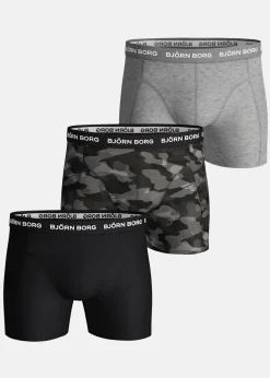 Discount Björn Borg COTTON STRETCH BOXER 3p Black Beauty