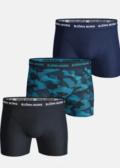 Clearance Björn Borg COTTON STRETCH BOXER 3p Total Eclipse