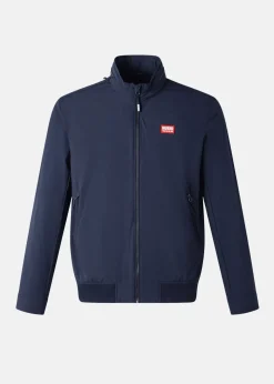 Online Huski Wear Crew Lumber Jacket Navy Blue
