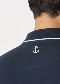 Best Seaside Crew Piké Dk. Navy