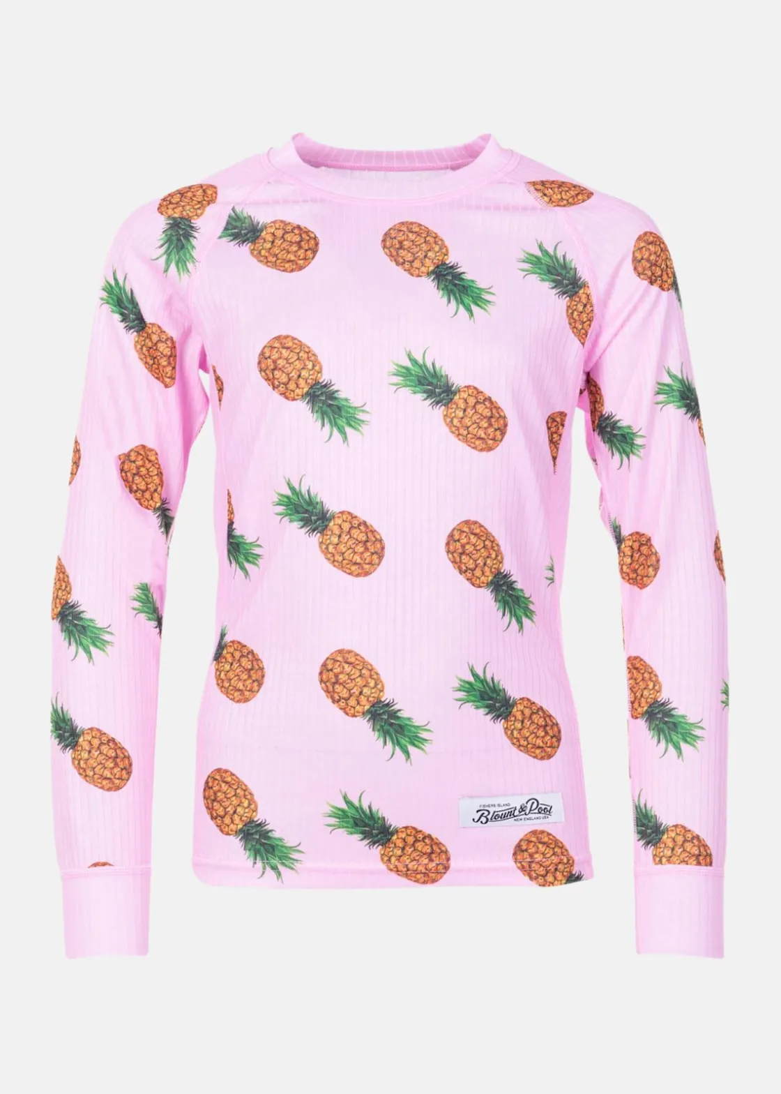 Blount & Pool Crewneck L/S Baselayer JR Pink Pineapple