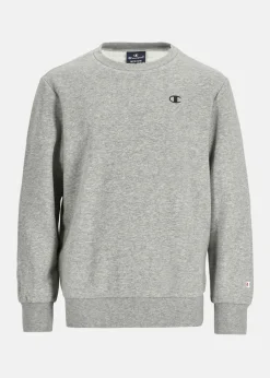Clearance Champion Crewneck Sweatshirt Gray Melange Light