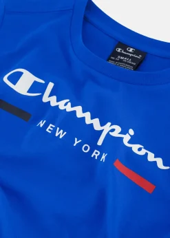Clearance Champion Crewneck T-Shirt Nautical Blue