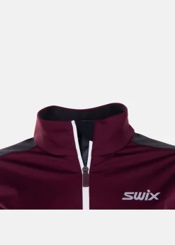 New Swix Cross jacket Ws Dark aubergine