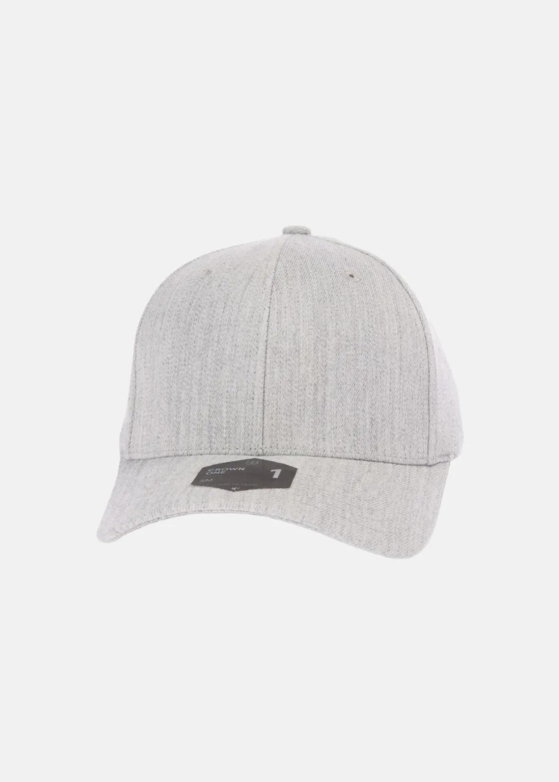 Upfront CROWN 1 PREMIUM Baseball cap Lt grey melange