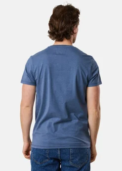 Discount Koppartrans Custom Tee Denim Blue Melange