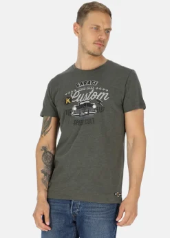 Online Koppartrans Custom Tee Olive Melange