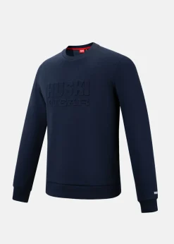 Hot Huski Wear 3D CREW Navy Blue