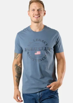 Online Saint Vincent Dallas Tee Denim Blue