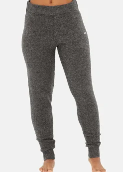 Athlecia Daviana W Knitted Pants Dark Grey Melange