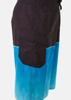 Sale Rip Curl DAWN PATROL BOARDSHORT -BOY BLACK/BLUE