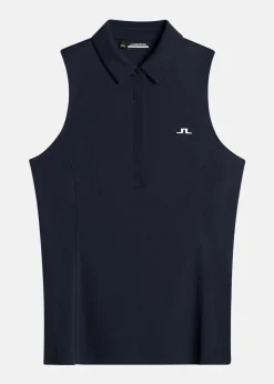 Clearance J.lindeberg Dena Sleeveless Top JL Navy